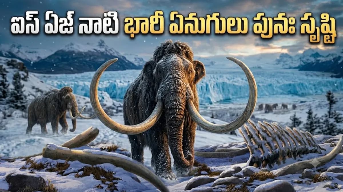 మంచు యుగం నాటి ఊల్ మమ్మూత్ మళ్లీ సాక్షాత్కారం: ఆసియన్ ఏనుగులపై ప్రయోగాలు